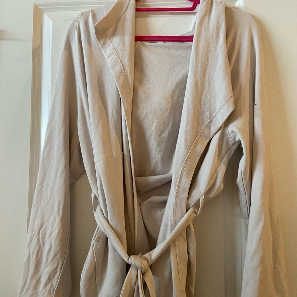 Fabletics hoodie cardigan cream